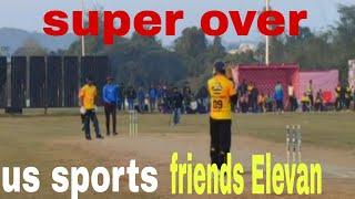 super over us sports vs Friends Elevan at Jkcl #cricket @Cricinfo kashmir