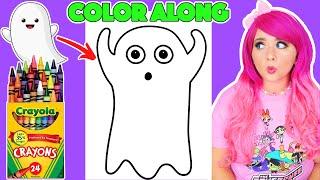 Color a Ghost With Me | COLOR ALONG WITH KIMMI