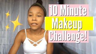 10 Minute Makeup Challenge! | Chloe Minteh