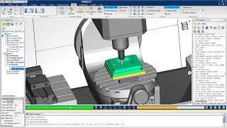 VERICUT CNC Simulation of a Haas UMC 1500