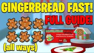 HOW TO GET GINGERBREAD FAST | Bee Swarm Simulator