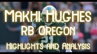 Most VIOLENT Runner in the Portal | Makhi Hughes RB Oregon | 2026 NFL Draft Prospect