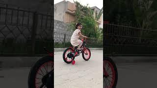 Aliza on Eid day 1 riding her new cycle #viral #cutebaby #cute #babygirl #funny