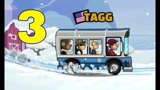 Hill Climb Racing 2 -  Bus Ride - Part 3 [First Snow, Hill Climb Cup, Cup in the Woods] Android