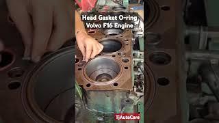 Head Gasket O-ring Volvo F16 Engine #engine #mechanic #volvo TjAutoCare #shorts