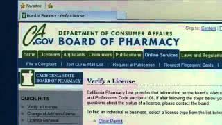 Finding a Safe Online Pharmacy Site