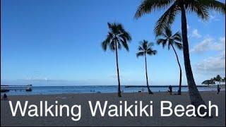 Walking Waikiki Beach Hawaii