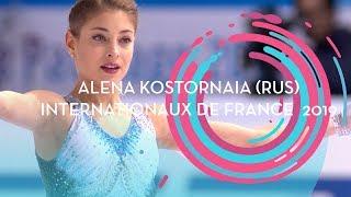 Alena Kostornaia (RUS) | Ladies Short Program | Internationaux de France 2019 | #GPFigure