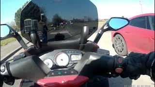 Gilera Nexus 500, Scooter Run/Vespa/lambrettas Ayr to Largs