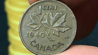 1940 Canada 1 Cent Coin • Values, Information, Mintage, History, and More