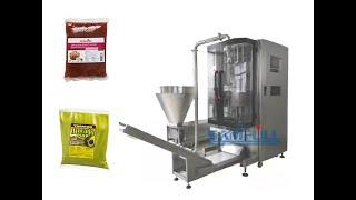 Automatic fruit paste, mung bean paste, avocado pulp packaging machine