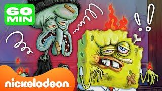 SpongeBob | 60 MINUT Tłustego Kraba od podszewki!  | Nickelodeon Polska