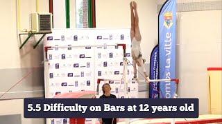Giada Di Pietro  - GOLD  - 5.5 Difficulty Bars at 13 years old  - Tournoi Combs la Ville 2024