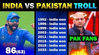 INDIA VS PAKISTAN TROLL  WORLD CUP 2023  TODAY TRENDING