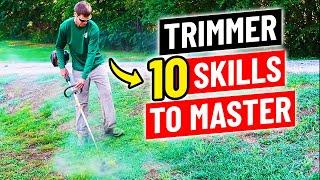How to Use a String Trimmer - 10 Skills to Master