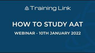 How to study AAT online with Training Link