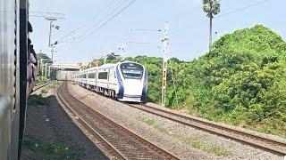 vande bharat express overtaking Local Train | Chennai To Tirunelveli vande bharat 