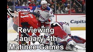 Reviewing Rangers vs Capitals, Devils vs Sharks