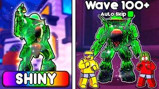 Unlocking SHINY ALIEN MAN In Toilet Tower Defense