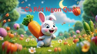 Thỏ Con Ăn Cà Rốt – Bé Ăn Giỏi Lớn Nhanh Khỏe Mạnh!