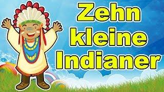 10 kleine Indianer - Kinderreim für Kinder | Zehn kleine Indianer | Zusammenstellung | Deutsch