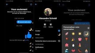 TUTO Astuce  Facebook Messenger Comment Activer Le Mode Nuit Ou Mode Sombre Débloqué Le Menu Caché !