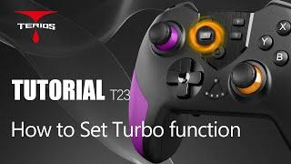 TERIOS Gaming - How to Set up Turbo? (Controllers T23 for Nintendo Switch)