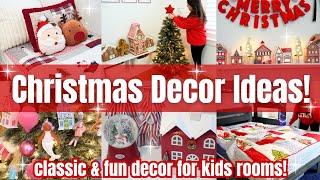 Classic Christmas Decor! Christmas Bedroom Decoration Ideas! DIY Christmas Decorations 2024