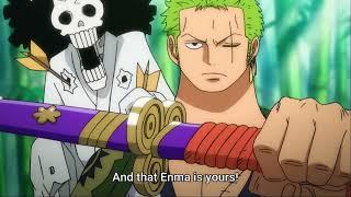 Zoro Gets Enma! and Learns Advanced Haki "Ryuo" | One Piece