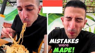 trying SPICIEST Noodles in Indonesia!   (Bathroom? Nooooo! INSTANT Regret?)