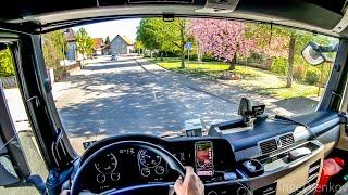 POV truck Driving MAN TGX 680   France A35 to Germany