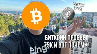 ПЕРЕХАЙ ПО БИТКОЙНУ ГАРАНТИРОВАН! Разбор и аналитика bitcoin.