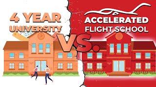 4 year University Vs. Accelerated Flight School