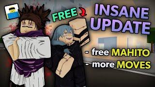 FREE Mahito and NEW Choso MOVES... The BIGGEST UPDATE YET. (Jujutsu Shenanigans)