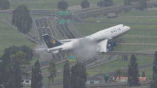 Terrifying Moments As Boeing 747 Skid Off Runway