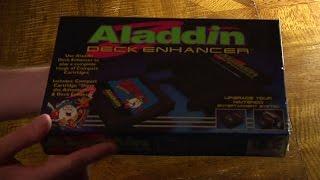 Unboxing a sealed Aladdin Deck Enhancer for the NES and all Aladdin games!