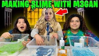 MAKING SLIME WITH M3GAN IN REAL LIFE. (SCARY)