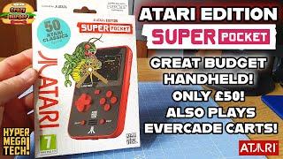 ATARI Edition Super Pocket - Great Budget Handheld Only £50 - Also Plays Evercade Carts!