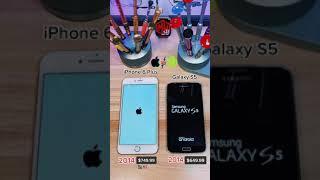 Which phone Turn ON faster? Galaxy S5 OR iPhone 6+  #iphone #power #test #android #tech #phones