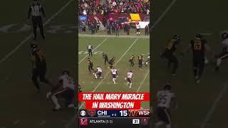 The hail mary miracle in washington