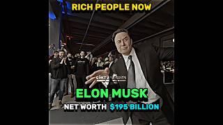 Richest Person Now VS Then |  #elonmusk #edit #money #education