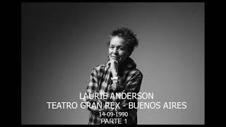 Laurie Anderson Buenos Aires 1990 primera parte