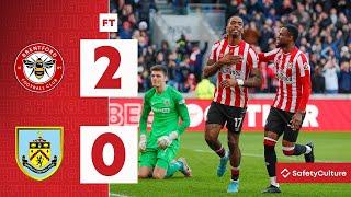 Brentford 2-0 Burnley | Eriksen assists Toney to gain a huge 3 points!  | Premier League Highlights