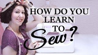 How to learn how to sew! - The process of how to get started sewing clothes!