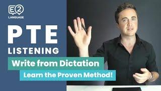PTE Listening: Write from Dictation | Learn the Proven Method!