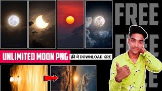 Moon Png Kaise Download Kre || How To Download Moon Png Free || Moon Png Stock Download Free