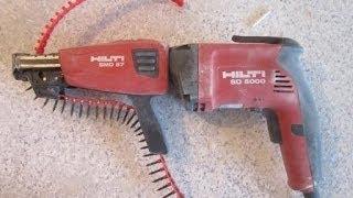 шуруповерт hilti с насадкой для саморезов