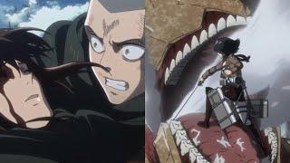 The Scouts Try to Destroy Reiner's Plot Armor (Attack on Titan)