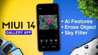 MIUI 14 Gallery App | Ai Features | Erase Object | Sky Filter | MIUI Photo Editor