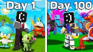 I Spent 100 DAYS in Generation 9 PIXELMON (Minecraft)